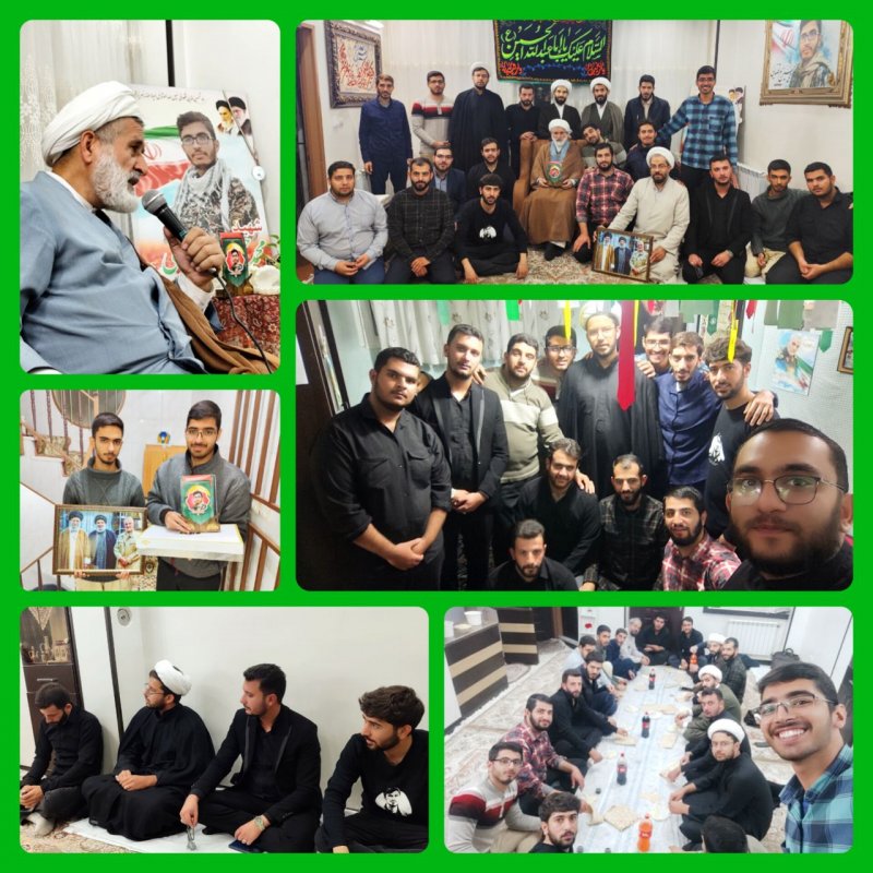 دیدار مدیر، اساتید و طلاب حوزه علمیه اباصالح‌المهدی(عج) با خانواده معظم شهید محمدحسین مرتضایی